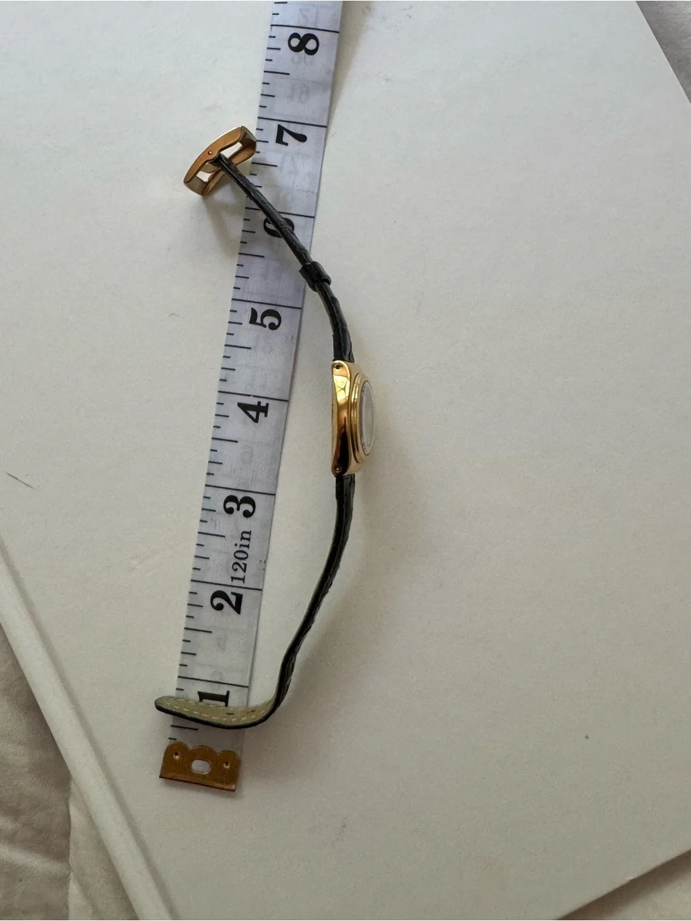 Swatch Watch White Dial with Roman Numerals and Black patent Strap